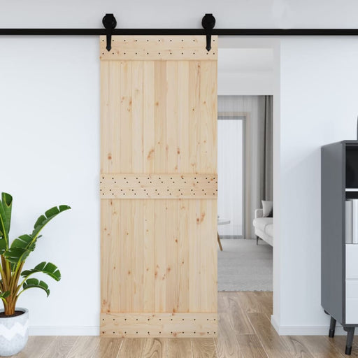 Door Narvik 90x210 Cm Solid Wood Pine Opaatt