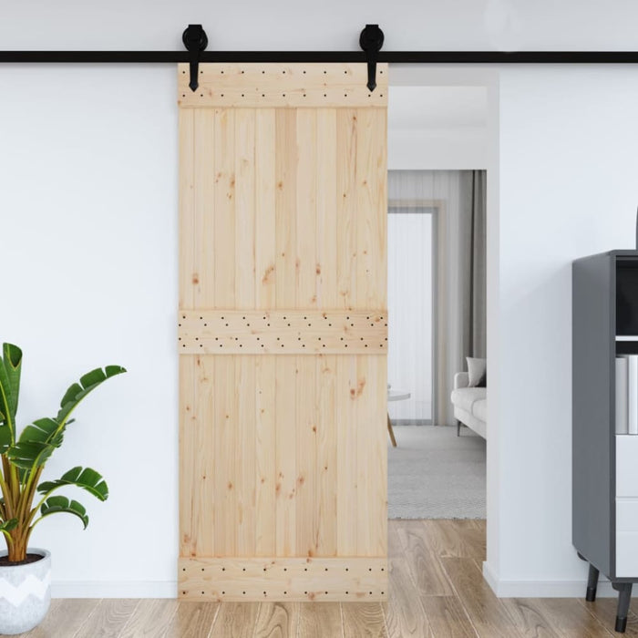 Door Narvik 90x210 Cm Solid Wood Pine Opaatt