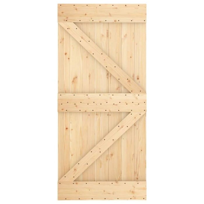 Door Narvik 95x210 Cm Solid Wood Pine Opaaxk