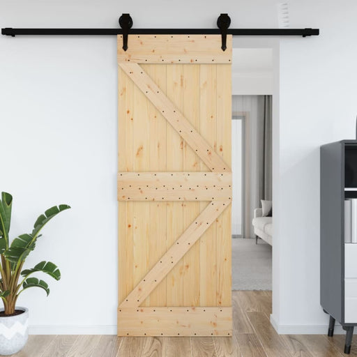 Door Narvik 95x210 Cm Solid Wood Pine Opaaxk