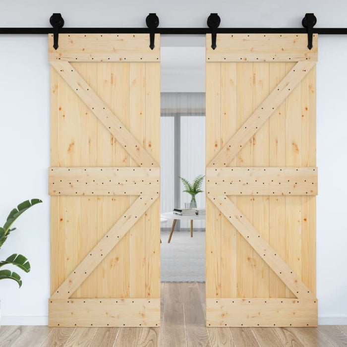 Door Narvik 95x210 Cm Solid Wood Pine Opaaxk