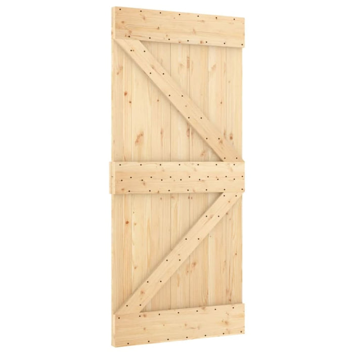 Door Narvik 95x210 Cm Solid Wood Pine Opaaxk