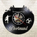 Dortmund City Skyline Led Vinyl Record Wall Clock German