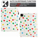 Dot Pattern Leather Smart Tablet Case For Ipad 10th Gen