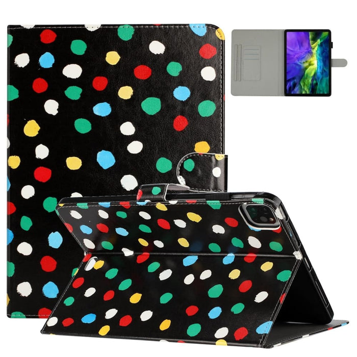 Dot Pattern Leather Smart Tablet Case For Ipad 10th Gen
