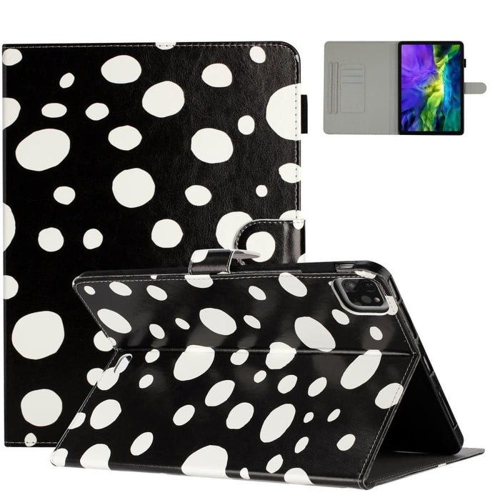 Dot Pattern Leather Smart Tablet Case For Ipad 10th Gen