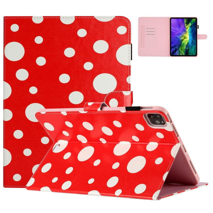 Dot Pattern Leather Smart Tablet Case For Ipad 10th Gen