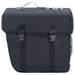 Double Bicycle Bag for Pannier Rack Waterproof 35 l Black