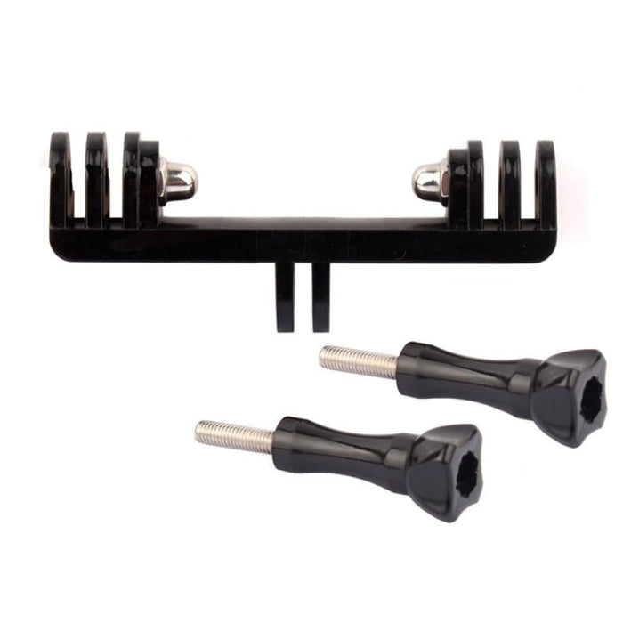 Double Bracket With Screw Mount Adapter For Gopro