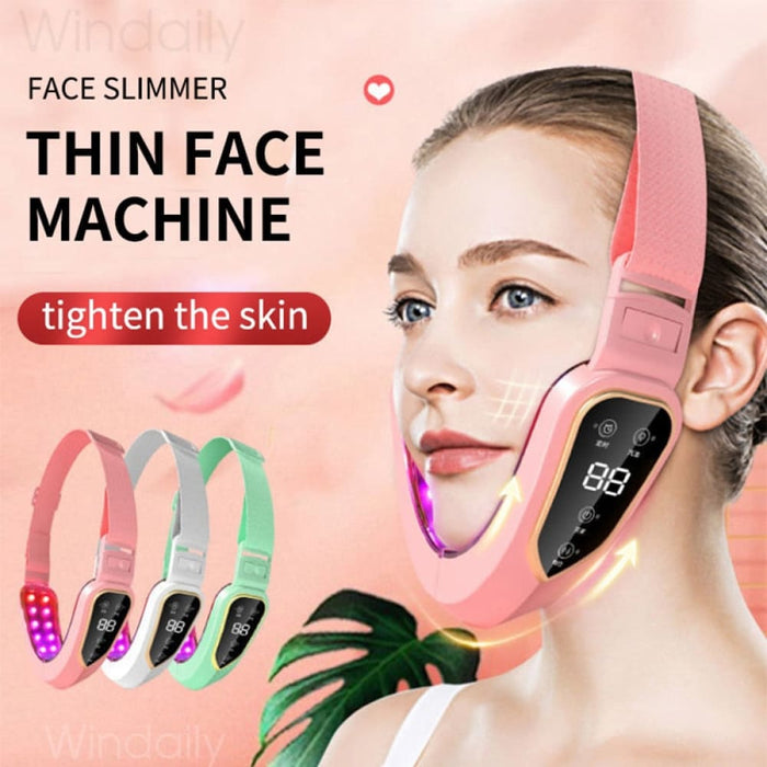 Led Double Chin v Face Shaped Cheek Lifting Vibration