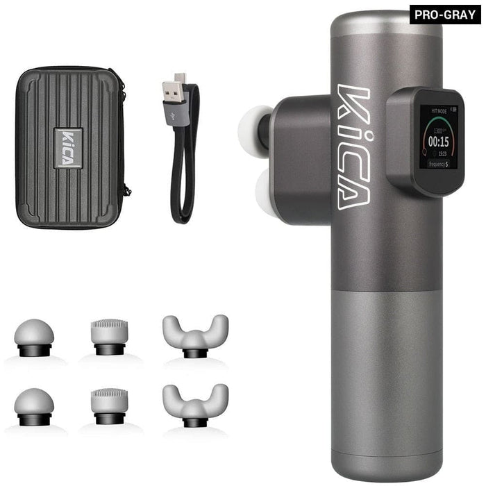 Double Head Pain Relief Massage Gun with Touch Screen