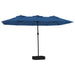 Double-head Parasol Azure Blue 449x245 Cm Tlxkpx