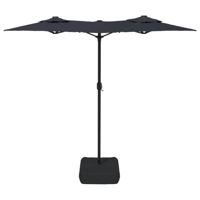 Double-head Parasol Black 316x240 Cm Tlxkli