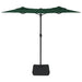 Double-head Parasol With Leds Green 316x240 Cm Tlxkib