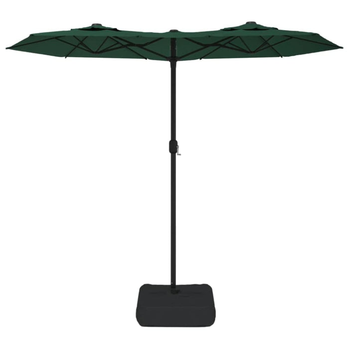 Double-head Parasol With Leds Green 316x240 Cm Tlxkib