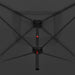 Double Parasol With Steel Pole 250x250 Cm Anthracite Aitxx