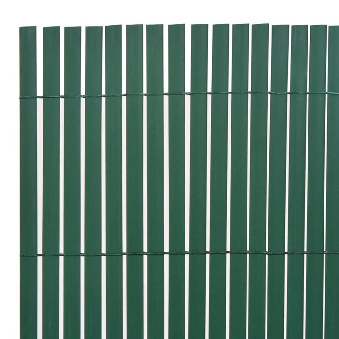 Double - sided Garden Fence Pvc 90x300 Cm Green Atlxt