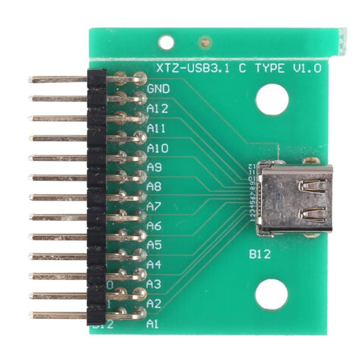 Double Sided Positive And Negative Type c Female Test Board