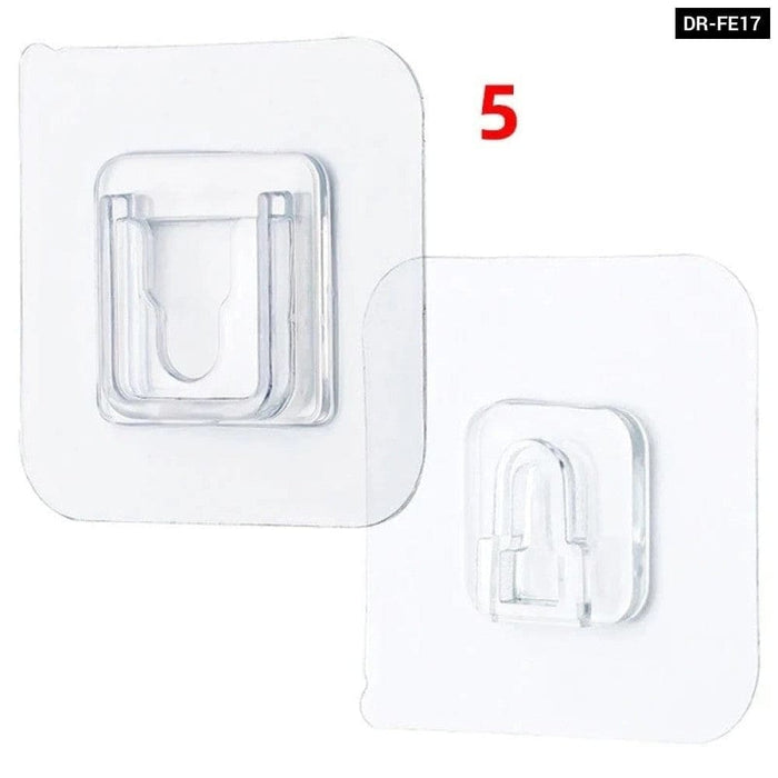Double - sided Strong Transparent Adhesive Wall Hooks