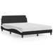 Double Size Bed Frame With Headboard Black And White