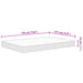 Double Size Bonnell Spring Mattress Medium 137x190 Cm