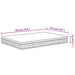 Double Size Bonnell Spring Mattress Medium 137x190 Cm