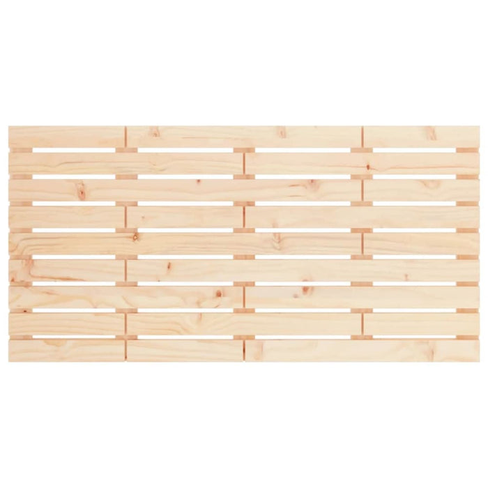 Double Size Wall Headboard 141x3x63 Cm Solid Wood Pine