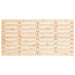 Double Size Wall Headboard 141x3x63 Cm Solid Wood Pine