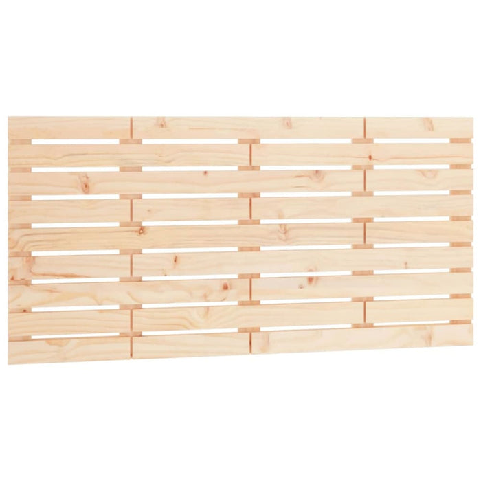 Double Size Wall Headboard 141x3x63 Cm Solid Wood Pine