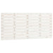 Double Size Wall Headboard White 141x3x63 Cm Solid Wood