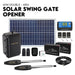 Double Swing Gate Opener Automatic Full Solar Power Kit