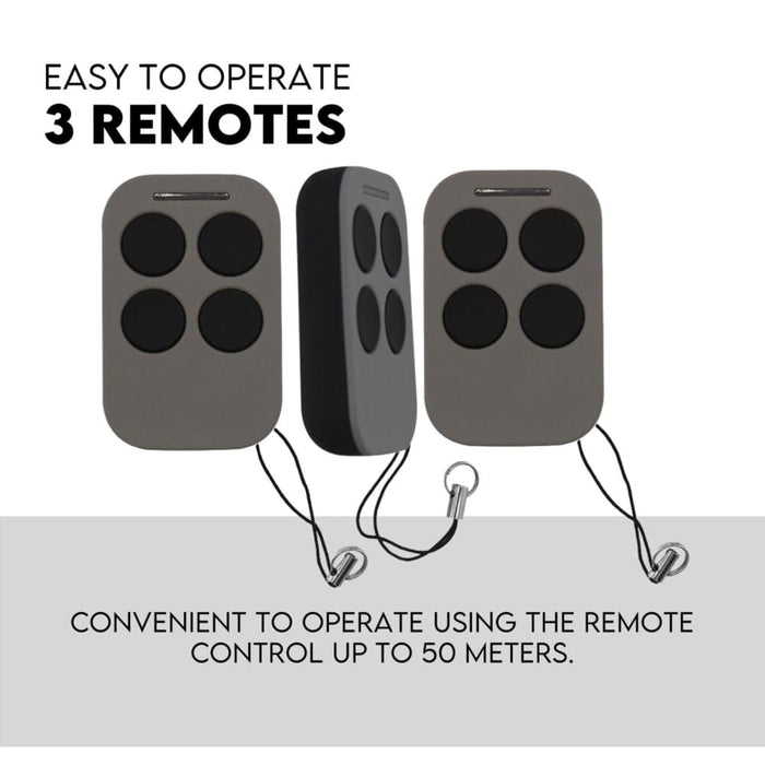 Double Swing Gate Opener Automatic Full Solar Power Kit