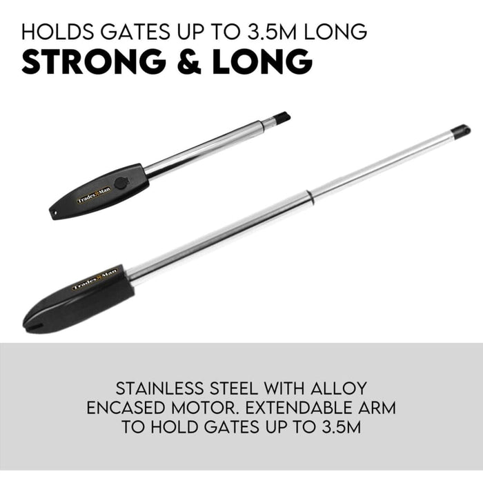 Double Swing Gate Opener Automatic Full Solar Power Kit