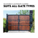 Double Swing Gate Opener Automatic Full Solar Power Kit