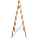 Double Towel Ladder with 5 Rungs Bamboo 50x160 Cm Xatioa