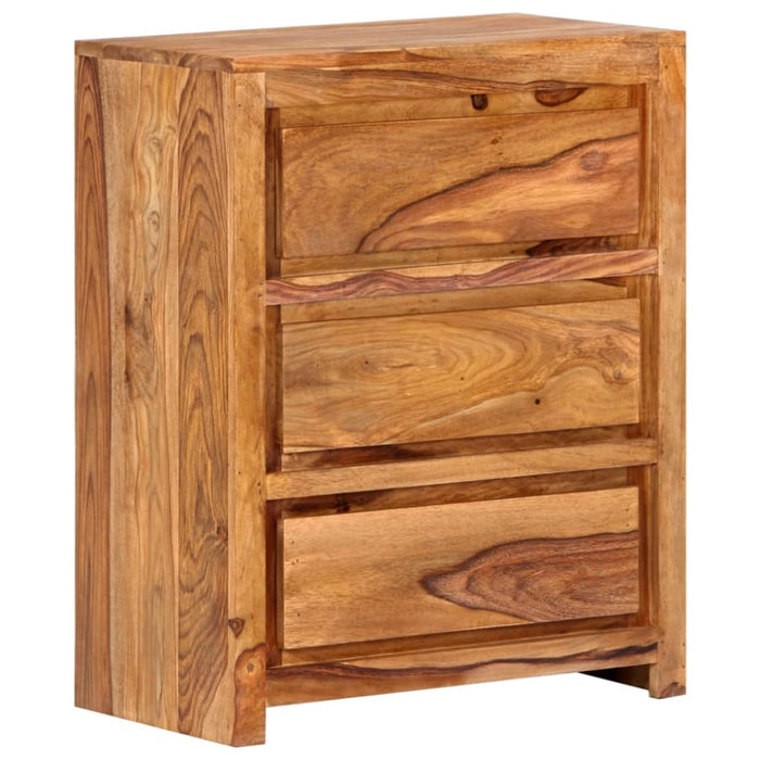 Drawer Cabinet 60x33x75 Cm Solid Wood Acacia Ttnatp