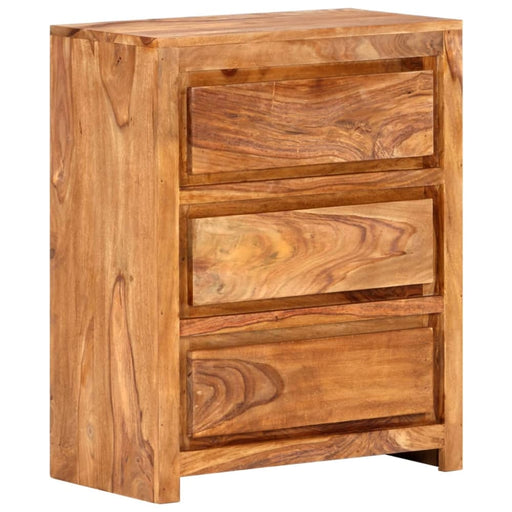 Drawer Cabinet 60x33x75 Cm Solid Wood Acacia Ttnatp