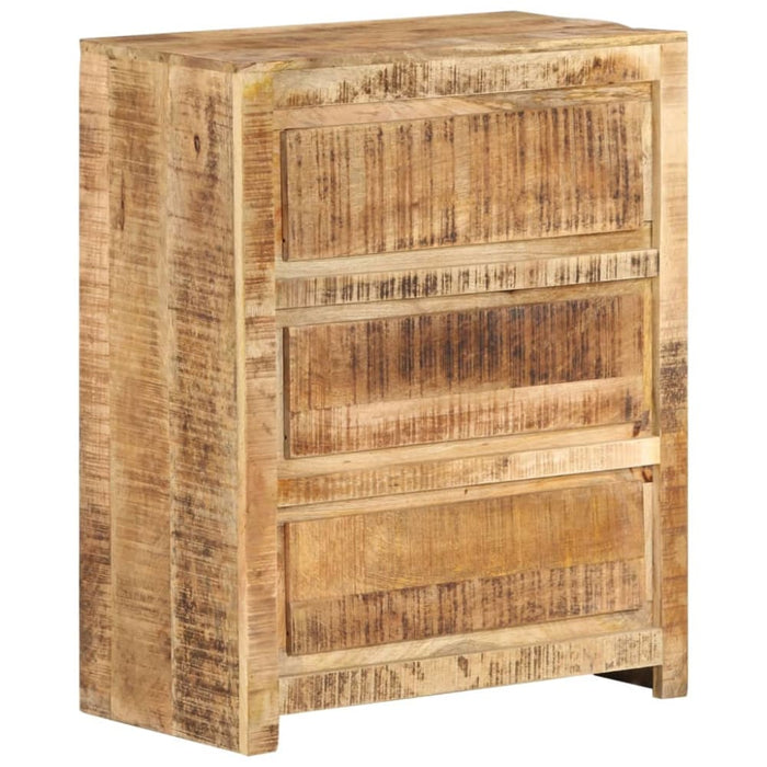Drawer Cabinet 60x33x75 Cm Solid Wood Mango Ttnatl