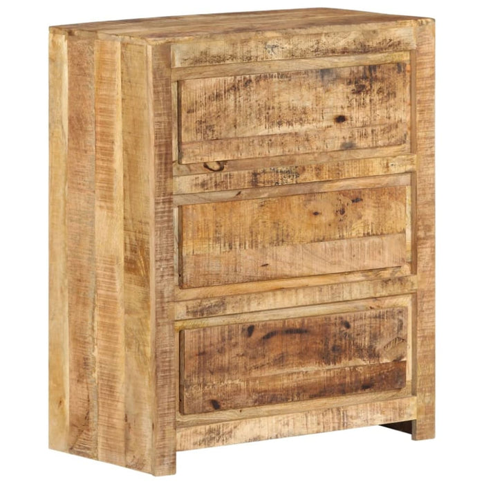 Drawer Cabinet 60x33x75 Cm Solid Wood Mango Ttnatl