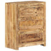 Drawer Cabinet 60x33x75 Cm Solid Wood Mango Ttnatl