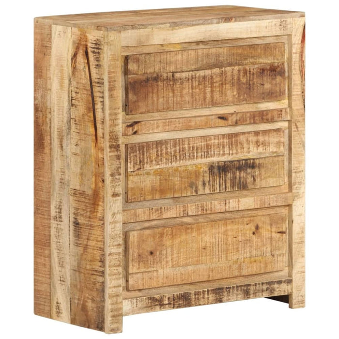Drawer Cabinet 60x33x75 Cm Solid Wood Mango Ttnatl