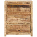 Drawer Cabinet 60x33x75 Cm Solid Wood Mango Ttnatl
