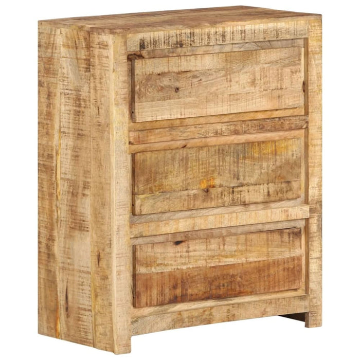 Drawer Cabinet 60x33x75 Cm Solid Wood Mango Ttnatl