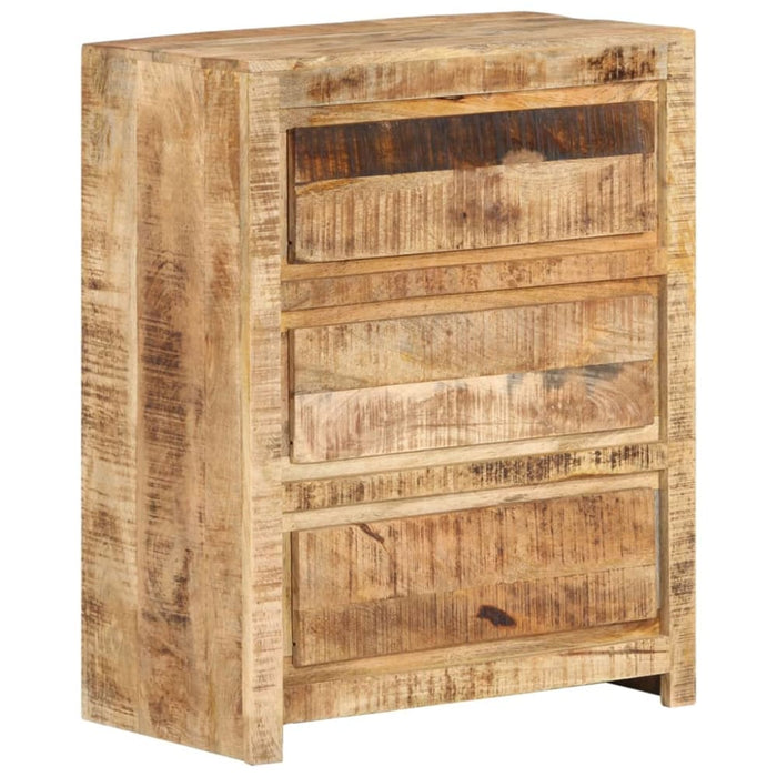 Drawer Cabinet 60x33x75 Cm Solid Wood Mango Ttnatl