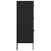 Drawer Cabinet Black 80x35x101.5 Cm Steel Ttlopo