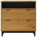 Drawer Cabinet Flam 80x40x80 Cm Solid Wood Pine Tpinop