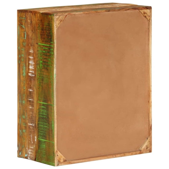 Drawer Cabinet Multicolour 60x33x75 Cm Solid Wood Reclaimed