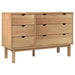Drawer Cabinet Otta 111x43x73.5 Cm Solid Wood Pine Tanpnp