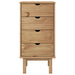 Drawer Cabinet Otta 45x39x90cm Solid Wood Pine Tanpik