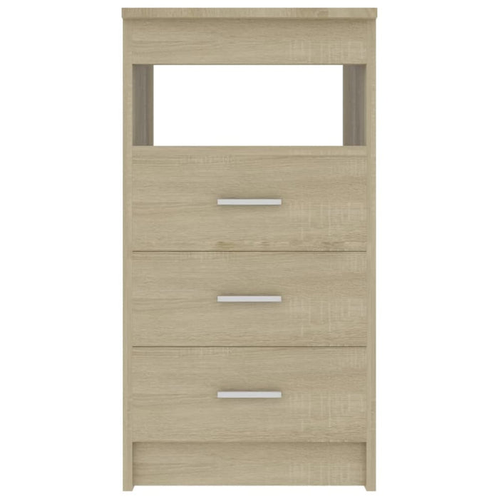 Drawer Cabinet Sonoma Oak 40x50x76 Cm Chipboard Nbonbn